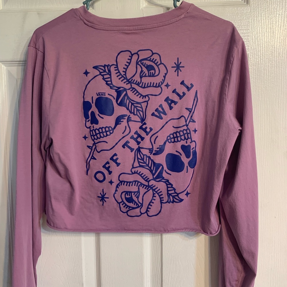 Long sleeve crop top
